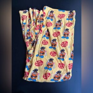 Hasbro Mr. Potato Head Yellow Pajama Bottoms Red & Blue Details Vintage